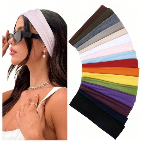 Women's Casual Simple Style Streetwear Solid Color Cloth Hair Band