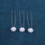 Women's Casual Simple Style U Shape Metal Plating Inlay Pearl Hairpin