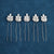 Women's Casual Simple Style U Shape Metal Plating Inlay Pearl Hairpin