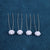 Women's Casual Simple Style U Shape Metal Plating Inlay Pearl Hairpin