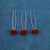 Women's Casual Simple Style U Shape Metal Plating Inlay Pearl Hairpin