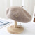 Women's Casual Solid Color Eaveless Beret Hat