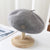 Women's Casual Solid Color Eaveless Beret Hat