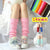 Women's Casual Solid Color Polyacrylonitrile Fiber Ankle Socks