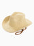 Women's Casual Solid Color Sequins Crimping Big Eaves Straw Hat