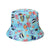 Women's Casual Streetwear Fruit Flat Eaves Bucket Hat