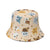 Women's Casual Streetwear Fruit Flat Eaves Bucket Hat