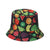 Women's Casual Streetwear Fruit Flat Eaves Bucket Hat