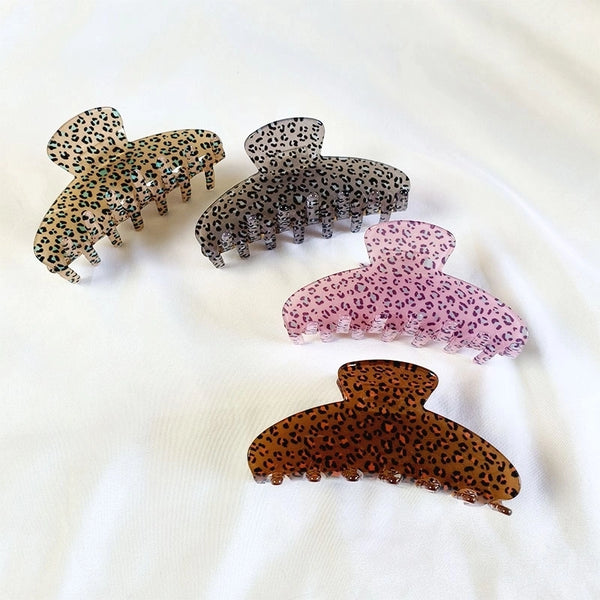 Women's Casual Streetwear Leopard Arylic Hair Claws