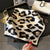 Women's Casual Streetwear Leopard Satin Silk Scarf