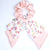 Women's Casual Sweet Flower Cloth Pearl Hair Tie