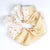 Women's Casual Sweet Flower Cloth Pearl Hair Tie