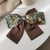 Women's Casual Sweet Flower Cloth Printing Hair Clip Hair Tie