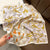 Women's Casual Sweet Letter Stripe Flower Satin Printing Silk Scarf