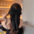 Women's Casual Sweet Solid Color Bow Knot Cloth Hair Clip