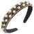 Women's Casual Vacation Classic Style Color Block Alloy Cloth Glass Inlay Rhinestones Glass Pearl Hair Band