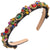 Women's Casual Vacation Classic Style Color Block Alloy Glass Inlay Glass Hair Band