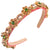 Women's Casual Vacation Classic Style Color Block Alloy Glass Inlay Glass Hair Band