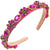 Women's Casual Vacation Classic Style Color Block Alloy Glass Inlay Glass Hair Band