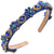 Women's Casual Vacation Classic Style Color Block Alloy Glass Inlay Glass Hair Band