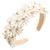 Women's Casual Vacation Classic Style Flower Alloy Cloth Plating Inlay Rhinestones Hair Band