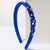 Women's Casual Vacation Classic Style Geometric Alloy Cloth Inlay Glass Hair Band