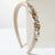 Women's Casual Vacation Classic Style Geometric Alloy Cloth Inlay Glass Hair Band