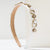 Women's Casual Vacation Classic Style Round Alloy Inlay Glass Pearl Hair Band