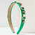 Women's Casual Vacation Classic Style Round Alloy Inlay Glass Pearl Hair Band