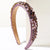 Women's Casual Vacation Classic Style Water Droplets Alloy Cloth Inlay Rhinestones Glass Hair Band