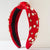 Women's Casual Vacation Classic Style Water Droplets Knot Alloy Inlay Glass Hair Band