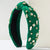 Women's Casual Vacation Classic Style Water Droplets Knot Alloy Inlay Glass Hair Band