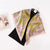 Women's Casual Vacation Simple Style Coconut Tree Satin Printing And Dyeing Flowers Silk Scarf