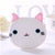 Women's Cat Plush Zipper Coin Purses