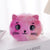 Women's Cat Polyester Zipper Kids Wallets