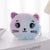 Women's Cat Polyester Zipper Kids Wallets