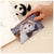 Women's Cat Pu Leather Zipper Coin Purses