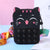 Women's Cat Silica Gel Zipper Kids Wallets