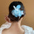 Women's Chinoiserie Flower Butterfly Metal Hairpin