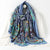 Women's Chinoiserie Paisley Satin Silk Scarf