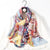 Women's Chinoiserie Paisley Satin Silk Scarf