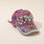 Women's Chinoiserie Streetwear Letter Maple Leaf Flower Rhinestone Pearl Curved Eaves Baseball Cap