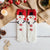 Women's Christmas Cartoon Polyester Coral Fleece Crew Socks A Pair