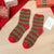 Women's Christmas Cartoon Polyester Jacquard Crew Socks A Pair