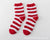 Women's Christmas Cartoon Polyester Jacquard Crew Socks A Pair