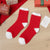 Women's Christmas Cartoon Polyester Jacquard Crew Socks A Pair