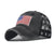 Women's Classic Style American Flag Embroidery Curved Eaves Baseball Cap