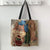 Women's Classic Style Cartoon Canvas Shopping Bags