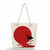 Women's Classic Style Cat Canvas Shopping Bags