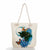 Women's Classic Style Cat Canvas Shopping Bags